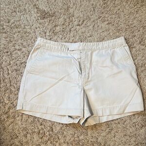 Old Navy White Bermuda Shorts Elastic Waist